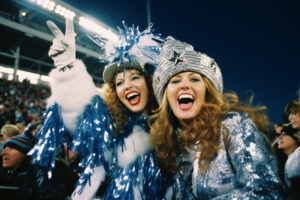 Fans at a Dallas Cowboys game